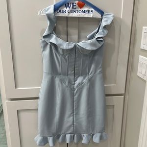 Lavish Alice Baby Blue Corset Dress